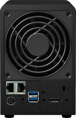 Synology DiskStation DS718+ NAS Turnul cu 2 sloturi pentru HDD/SSD și 2 porturi Ethernet