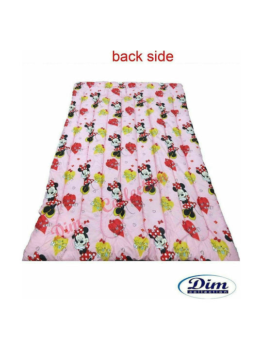 Dimcol Kids Duvet Double Sided Single Minnie 031 160x250cm