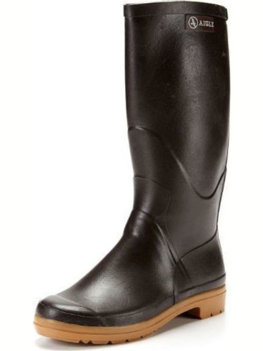 Aigle Chambord Pro 2 Iso Αδιάβροχες Γαλότσες Κυνηγιού Καφέ