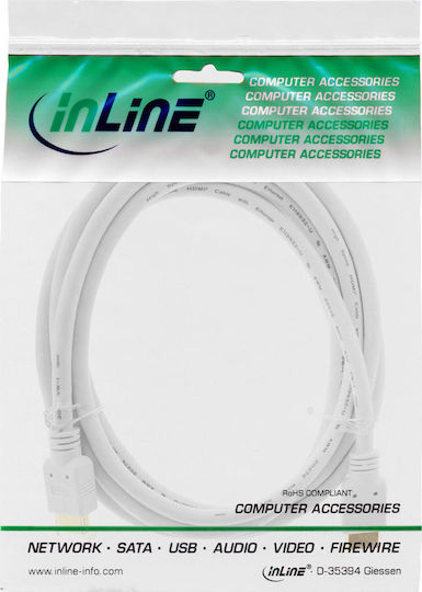 InLine HDMI 2.0 Premium High Speed 4K 60Hz HDR Kabel HDMI-Stecker - HDMI-Stecker 1,5m Weiß