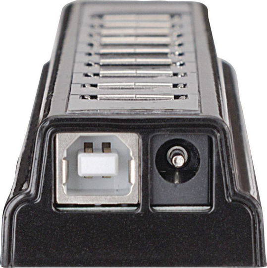 Manhattan IUSB2-HUB10 Hub 10 Θυρών USB 2.0 με σύνδεση USB-A