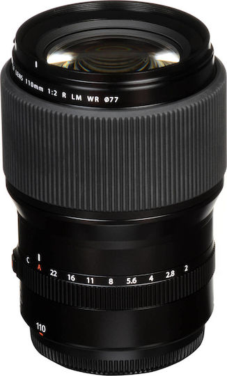 Medium Format Φωτογραφικός Φακός GF 110mm f/2 R LM WR Telephoto για  G Mount Μαύρος