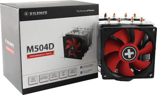 Xilence M504D Ψύκτρα Επεξεργαστή για Socket AM4/115x/AM3/AM3+ Κόκκινη