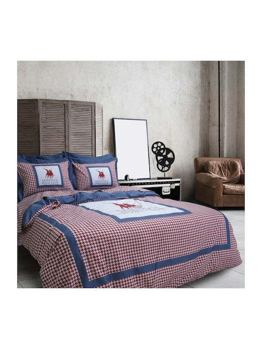 Greenwich Polo Club Duvet Cover Set Cotton King with 2 Pillowcases 220x240 2014