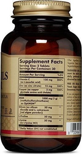Solgar Skin Nägel Und Haar Formel Besonderes Nahrungsergänzungsmittel 60 Tabletten