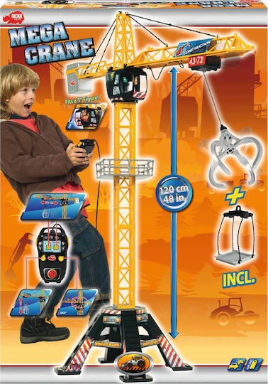 Dickie Mega Crane Remote Controlled Construction Vehicle