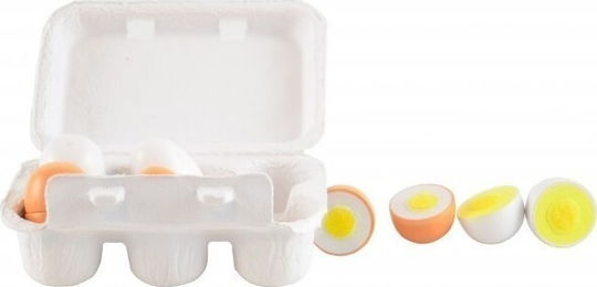 Magni Wooden Eggs in Case 6pcs from Wood for 3+ Years 6pcs