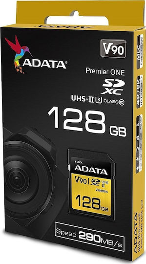 Adata Premier One SDXC 128GB U3 V90 UHS-II 290MB/s