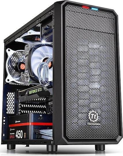 Thermaltake Versa H15 Midi Tower Компютърна Кутия Черна