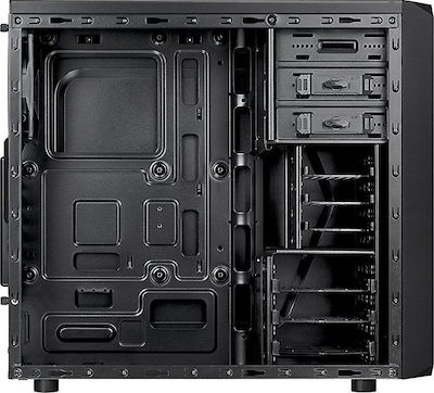 Thermaltake H25 Turnul Midi Cutie de calculator Negru