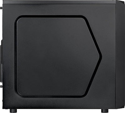 Thermaltake H25 Turnul Midi Cutie de calculator Negru