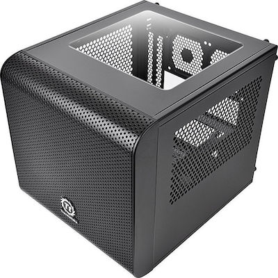 Thermaltake Core V1 Mini Tower Computer Case with Window Panel Black