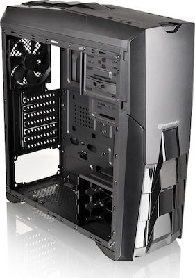 Thermaltake Versa N25 Jocuri Turnul Midi Cutie de calculator cu fereastră laterală Negru