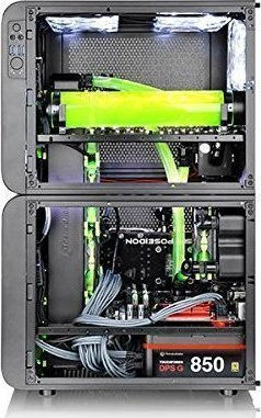 Thermaltake Core V21 Cube Κουτί Υπολογιστή με Πλαϊνό Παράθυρο Μαύρο