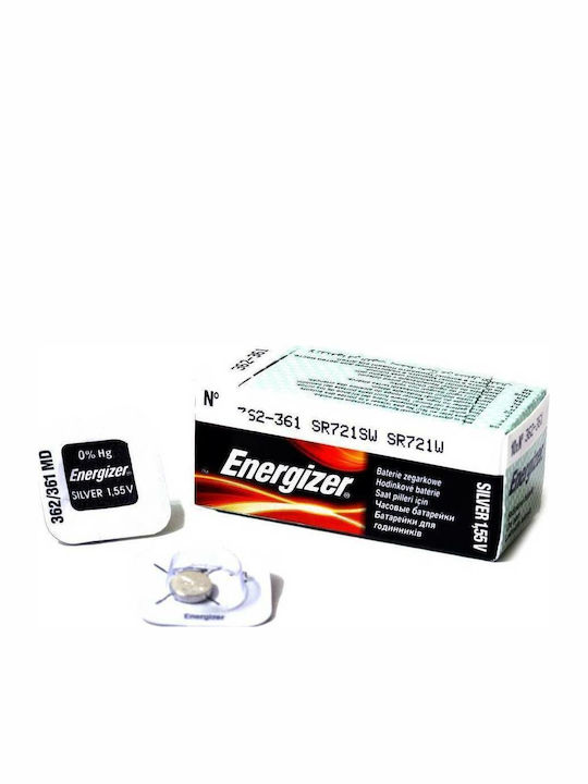 Energizer 361/362 Μπαταρία Silver Oxide Ρολογιών SR58 1.55V 1τμχ
