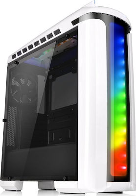 Thermaltake Versa C22 Gaming Midi-Turm Computergehäuse mit RGB-Beleuchtung Weiß