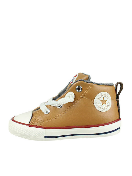 CHUCK TAYLOR ALL STAR STREET Παιδικά Sneakers High Ταμπά