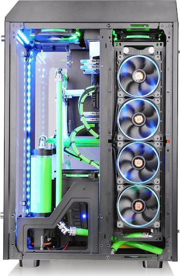 Thermaltake The Tower 900 Геймърско Пълна Кула Компютърна Кутия със Страничен Прозорец Черна