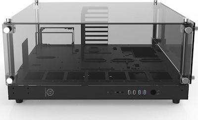 Thermaltake Core P5 Tempered Glass Edition Gaming Midi Tower Κουτί Υπολογιστή με Πλαϊνό Παράθυρο Μαύρο