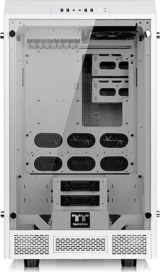 Thermaltake The Tower 900 Gaming Full Tower Κουτί Υπολογιστή με Πλαϊνό Παράθυρο Λευκό