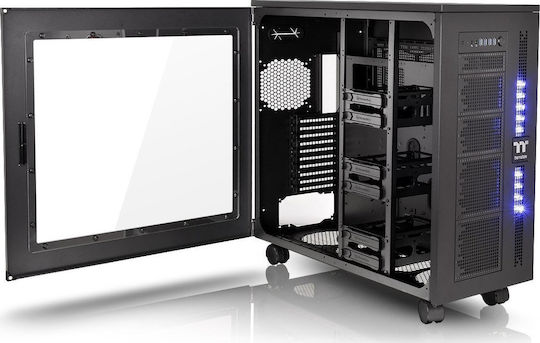 Thermaltake Core W100 Gaming Ultra Tower Κουτί Υπολογιστή με Πλαϊνό Παράθυρο Μαύρο