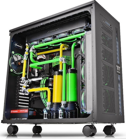 Thermaltake Core W100 Gaming Ultra Tower Κουτί Υπολογιστή με Πλαϊνό Παράθυρο Μαύρο