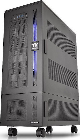 Thermaltake Core W100 Gaming Ultra Tower Κουτί Υπολογιστή με Πλαϊνό Παράθυρο Μαύρο