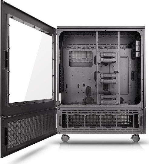 Thermaltake Core W100 Gaming Ultra Tower Κουτί Υπολογιστή με Πλαϊνό Παράθυρο Μαύρο