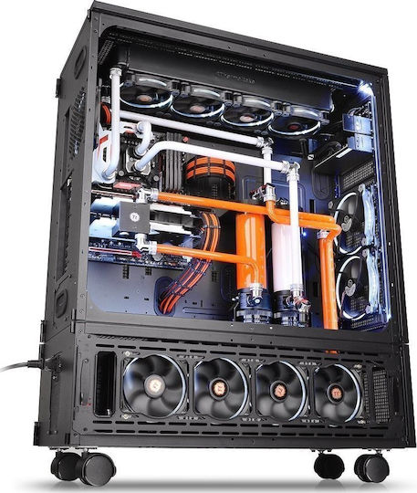 Thermaltake Core W100 Gaming Ultra Tower Κουτί Υπολογιστή με Πλαϊνό Παράθυρο Μαύρο