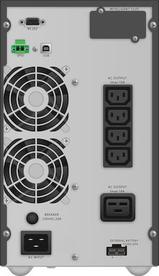 Powerwalker VFI 3000 TGB UPS On-Line 3000VA 2700W με 5 IEC Πρίζες