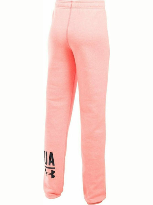 Under Armour Kids Sweatpants Pink