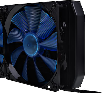 Alphacool Eisbaer 420 Wasserkühlungssystem für Prozessoren Dreifacher Ventilator 140mm für Socket / / / / /1/1/5/x/ Schwarz