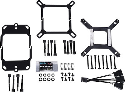Alphacool Eisbaer 420 Wasserkühlungssystem für Prozessoren Dreifacher Ventilator 140mm für Socket / / / / /1/1/5/x/ Schwarz
