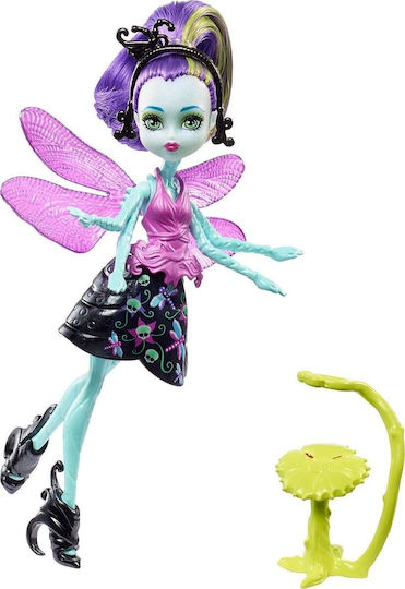 Mattel Garden Ghouls Winged Critters A Dragonfly Windgrid Puppe
