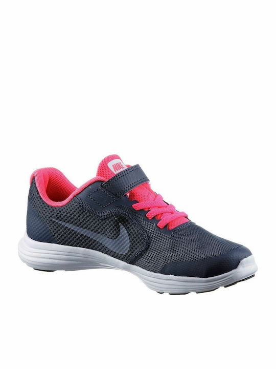 Nike Kids Sports Shoes Running Revolution 3 PSV Navy Blue