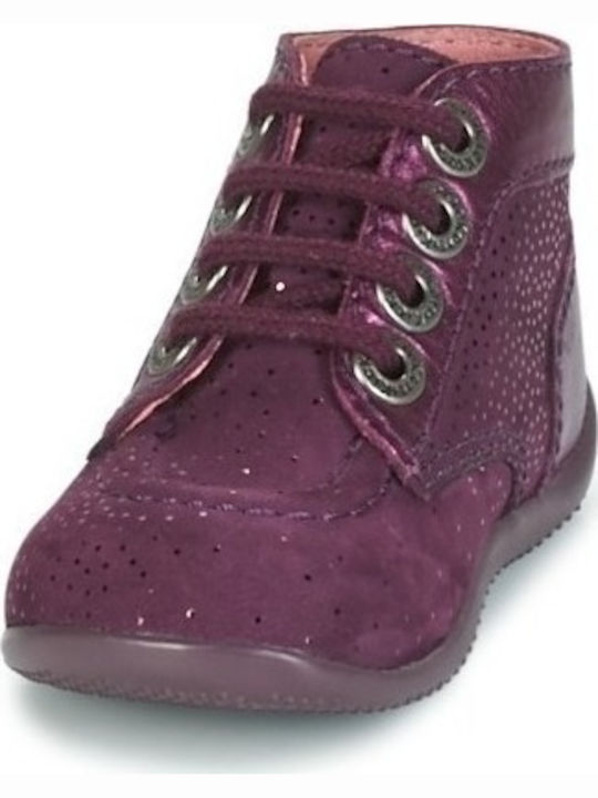 Kickers Kids Boots Purple