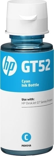 HP GT52 Original InkJet Printer Ink Cyan (M0H54AE)