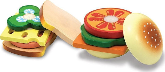 Melissa & Doug Σετ Παρασκευής Σάντουιτς από Ξύλο για 3+ Ετών 17τμχ