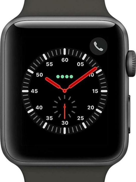 Apple Watch Series 3 Cellular Aluminium 42mm Space Grey Skroutz.gr