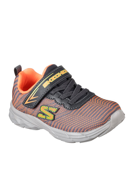 Eclipsor Αθλητικά Παιδικά Παπούτσια Running με Σκρατς Πορτοκαλί