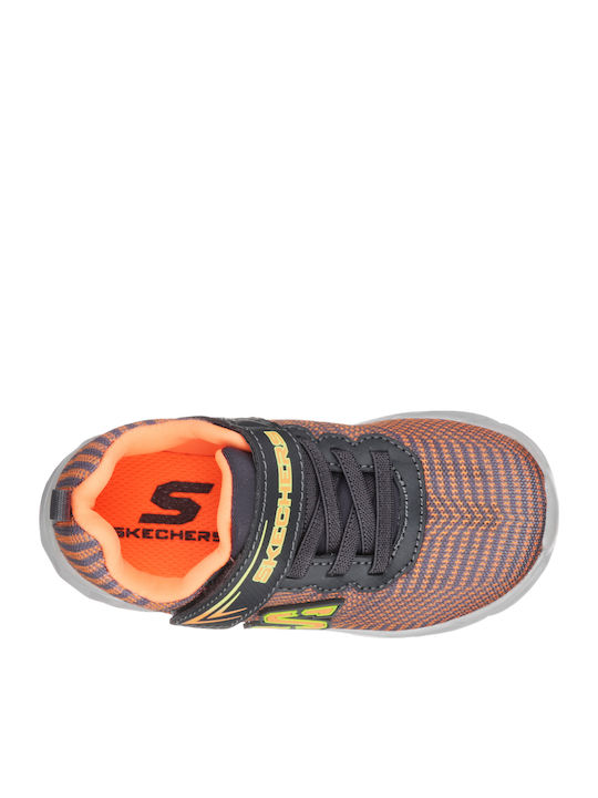 Eclipsor Αθλητικά Παιδικά Παπούτσια Running με Σκρατς Πορτοκαλί