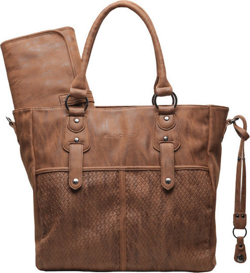 Little Company Shoulder/Hand Diaper Bag Vienna Brown