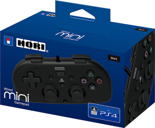 Hori Mini Verkabelt Gamepad für PS4 Schwarz
