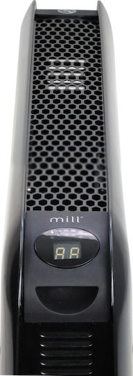 Mill SG2000LED Convectoare pardoseală 2000W cu Termostat Electronic 62x33.5cm Negru