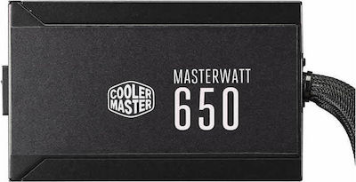 CoolerMaster MasterWatt 650 650W Τροφοδοτικό Υπολογιστή Semi Modular 80 Plus Bronze