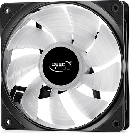 Deepcool RF 120 Case Fan 1500rpm 56.5cfm with RGB Lighting and 4-Pin PWM Connection 3pcs