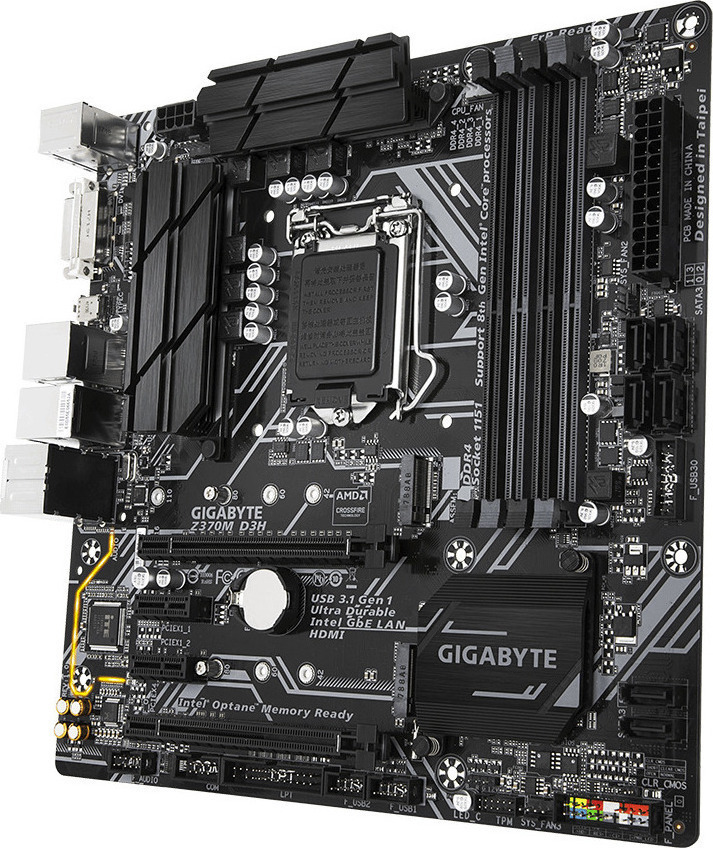 Материнская плата gigabyte z370m d3h обзор