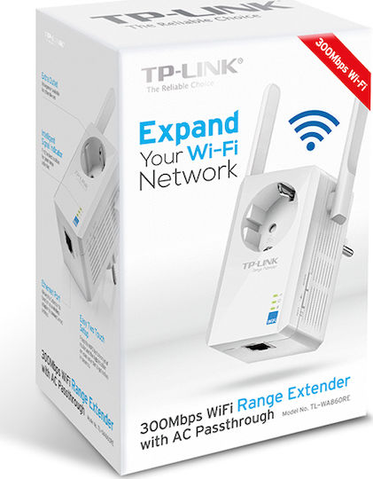 TP-LINK TL-WA860RE v5 WiFi Extender Single Band (2.4GHz) 300Mbps