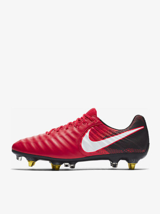 Nike Tiempo Legend VII SG-Pro Football Shoes with Cleats Red Nike Tiempo Legend VII SG-Pro Football Shoes with Cleats Red