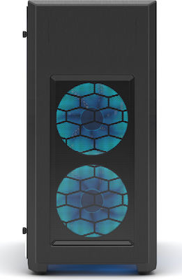 Phanteks Enthoo Pro M Tempered Glass Gaming Midi-Turm Computergehäuse mit RGB-Beleuchtung Weiß